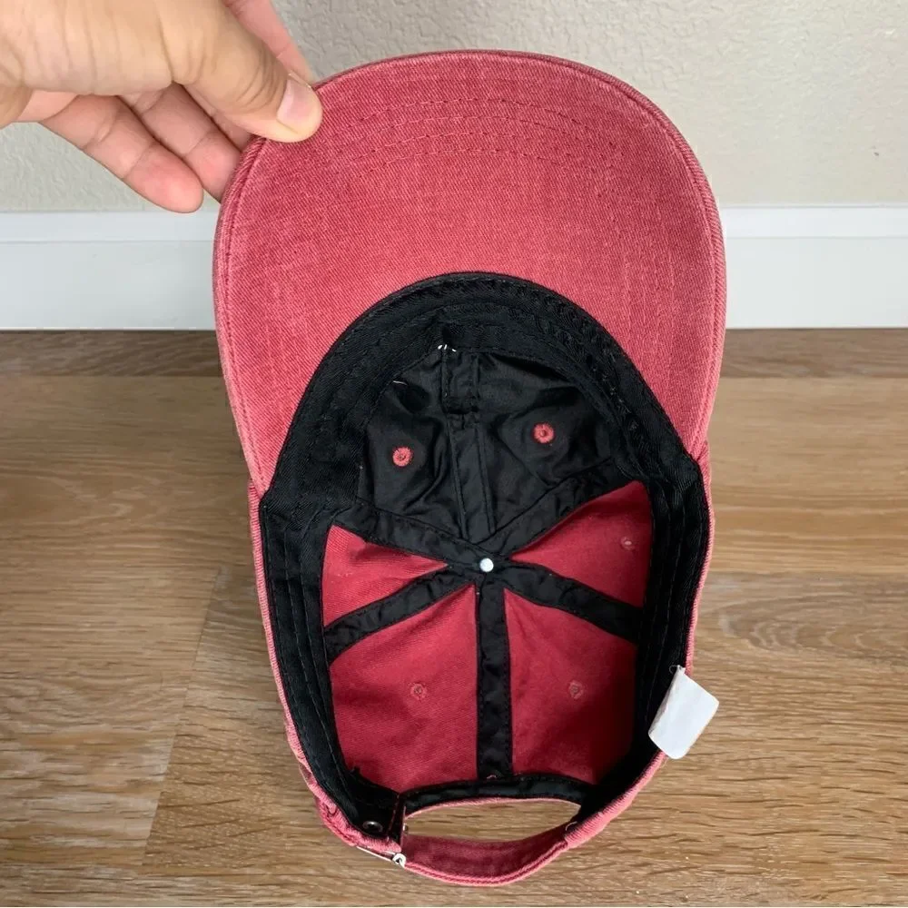 Smile Women’s Red Adjustable Strapback Hat